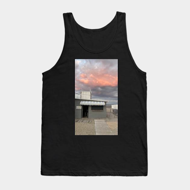 Rainy sky on the seashore Tank Top by taya-stdnk